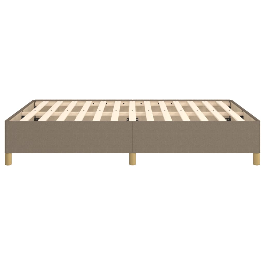 Σκελετός Κρεβατιού Χωρίς Στρώμα Taupe 140x190 εκ. Υφασμάτινο