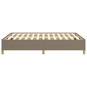 Σκελετός Κρεβατιού Χωρίς Στρώμα Taupe 140x190 εκ. Υφασμάτινο