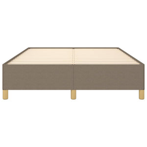 Σκελετός Κρεβατιού Χωρίς Στρώμα Taupe 140x200 εκ. Υφασμάτινο