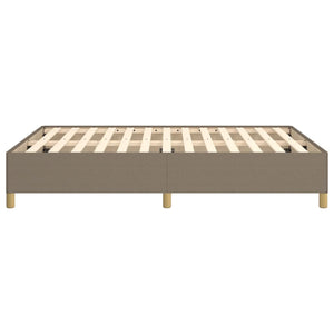 Σκελετός Κρεβατιού Χωρίς Στρώμα Taupe 140x200 εκ. Υφασμάτινο