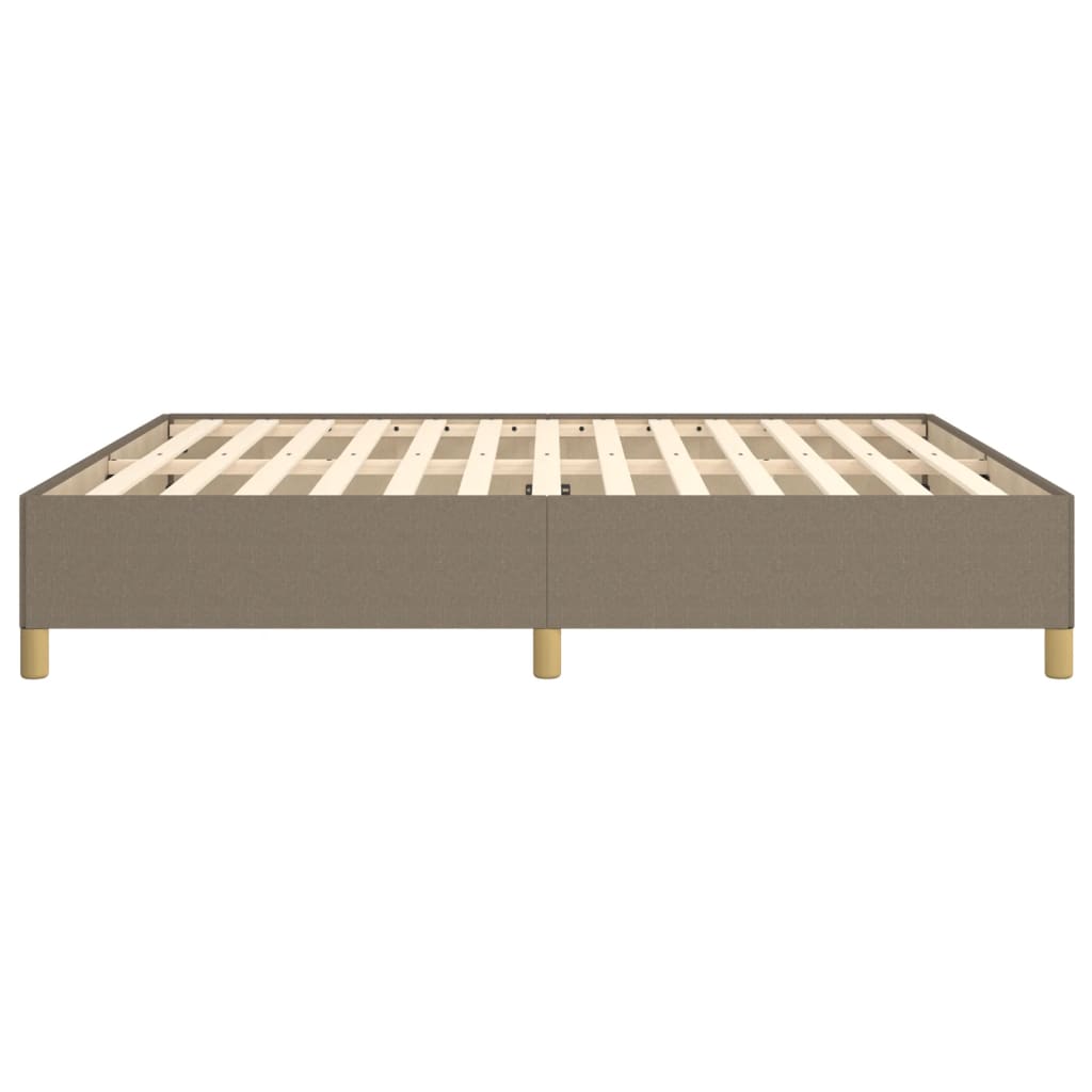Σκελετός Κρεβατιού Χωρίς Στρώμα Taupe 160x200 εκ. Υφασμάτινο
