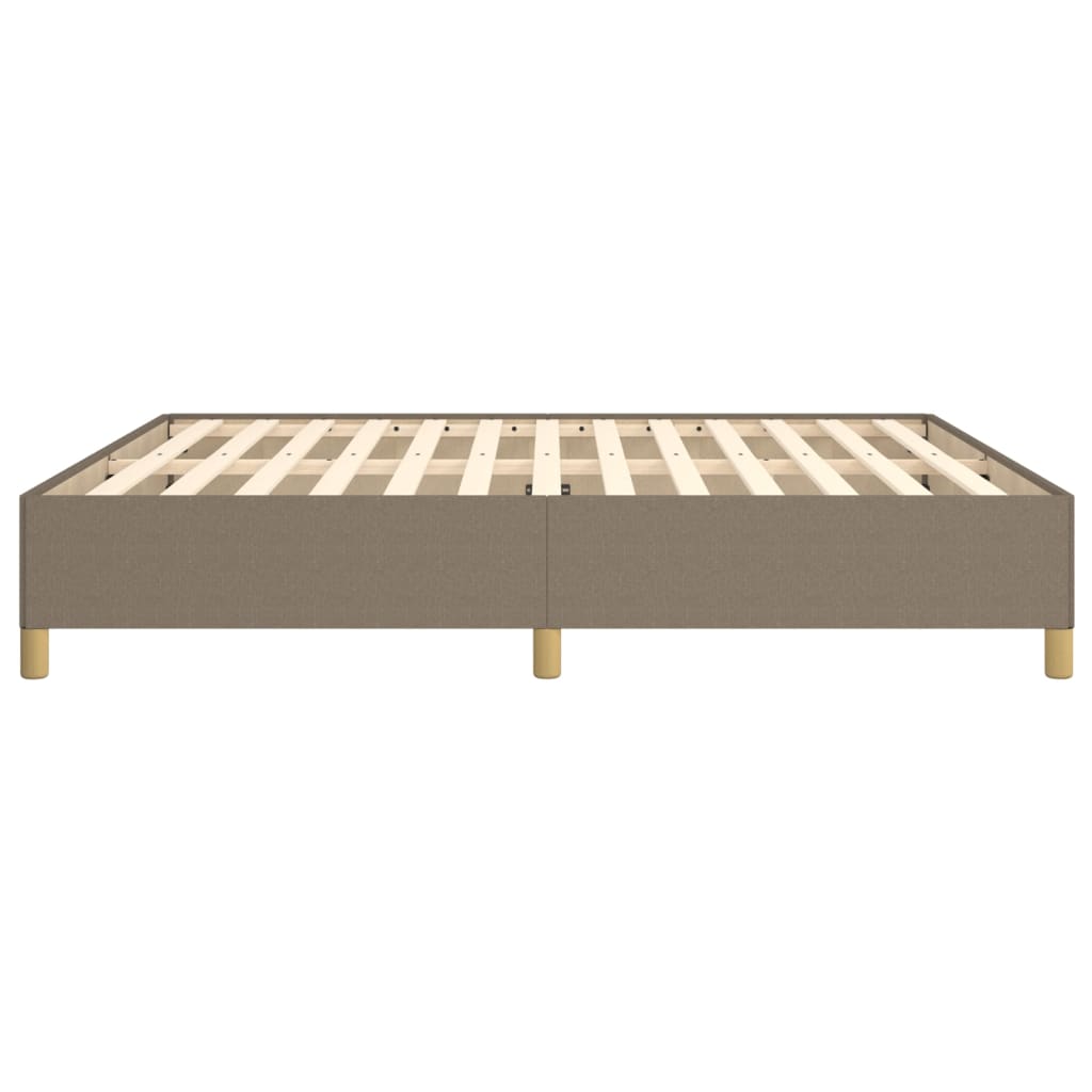 Σκελετός Κρεβατιού Χωρίς Στρώμα Taupe 180x200 εκ. Υφασμάτινο