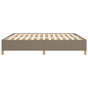Σκελετός Κρεβατιού Χωρίς Στρώμα Taupe 180x200 εκ. Υφασμάτινο