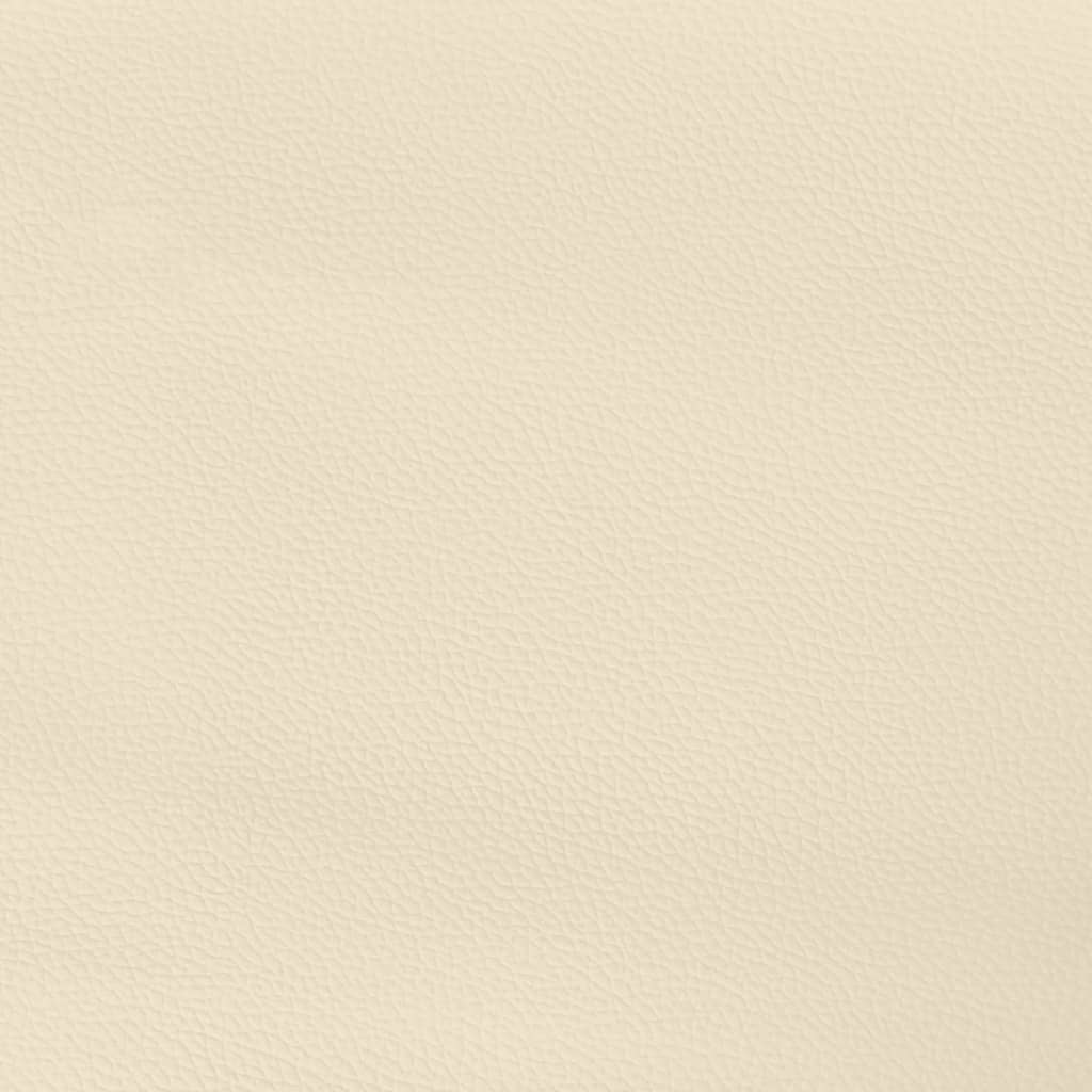 Πλαίσιο Κρεβατιού Κρεμ 160x200 εκ. από Συνθετικό Δέρμα