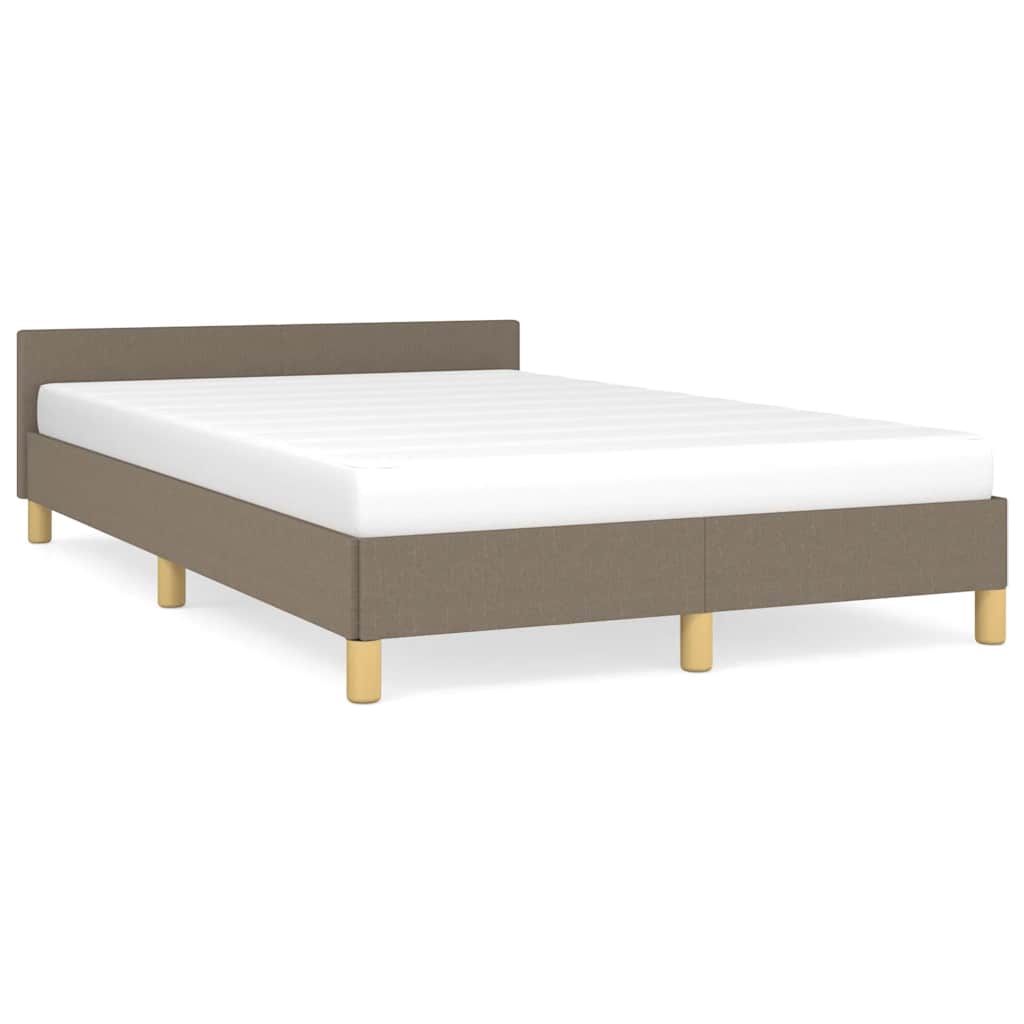 Σκελετός Κρεβατιού Χωρίς Στρώμα Taupe 120x200 εκ. Υφασμάτινο