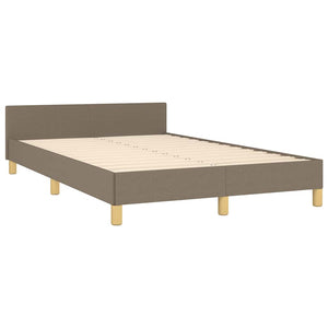 Σκελετός Κρεβατιού Χωρίς Στρώμα Taupe 120x200 εκ. Υφασμάτινο