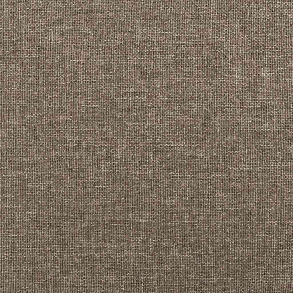 Σκελετός Κρεβατιού Χωρίς Στρώμα Taupe 120x200 εκ. Υφασμάτινο
