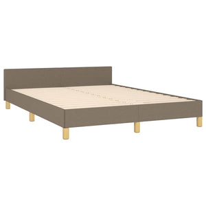 Σκελετός Κρεβατιού Χωρίς Στρώμα Taupe 140x190 εκ. Υφασμάτινο