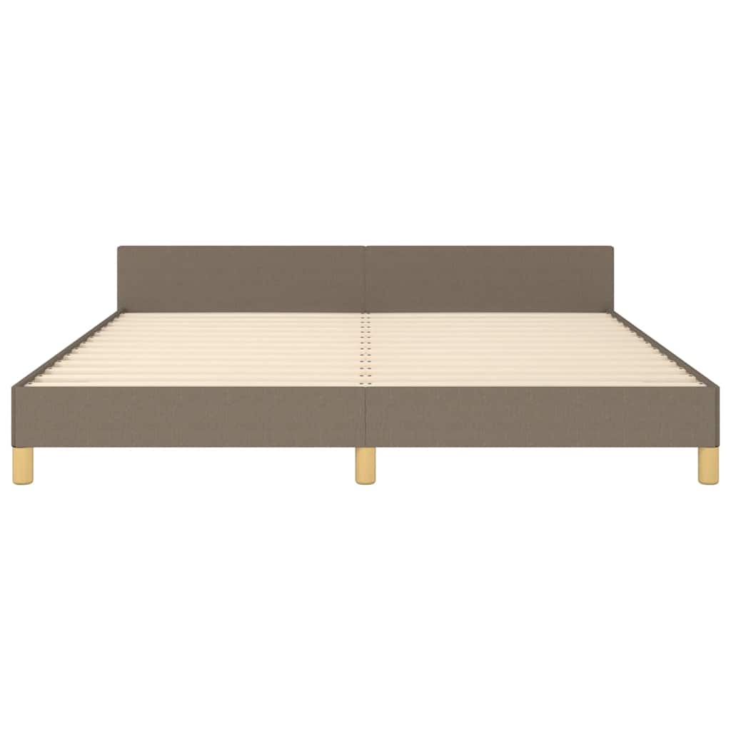 Σκελετός Κρεβατιού Χωρίς Στρώμα Taupe 180x200 εκ. Υφασμάτινο