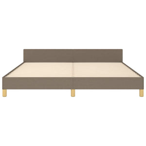 Σκελετός Κρεβατιού Χωρίς Στρώμα Taupe 180x200 εκ. Υφασμάτινο