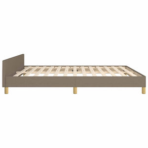 Σκελετός Κρεβατιού Χωρίς Στρώμα Taupe 180x200 εκ. Υφασμάτινο