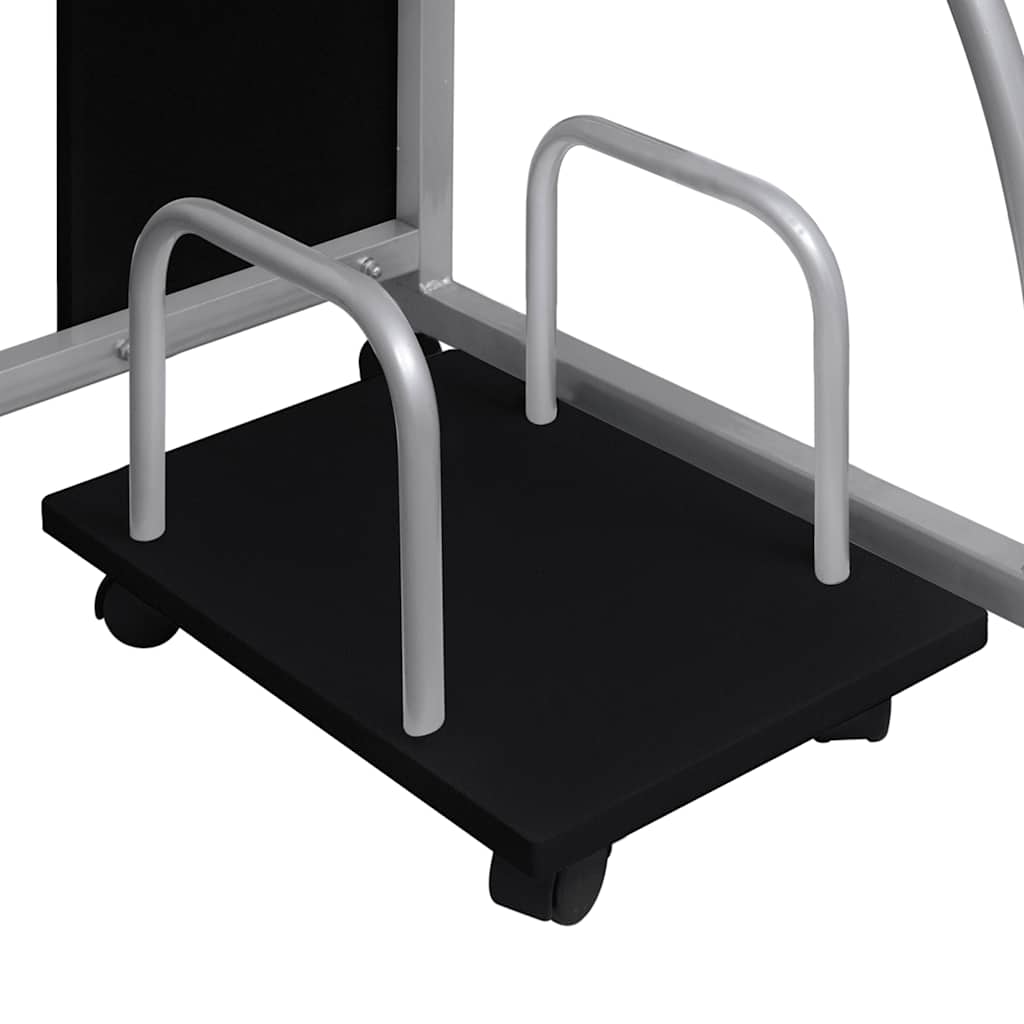 Γραφείο Υπολογιστή Μαύρο 110 x 52 x 88,5 εκ. Επεξεργασμένο Ξύλο - PAKOBAZAAR