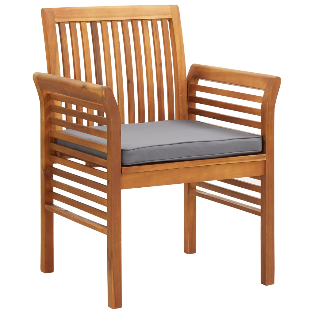 Σετ Τραπεζαρίας Εξωτερικού Χώρου 5 τεμ. από Μασίφ Ξύλο Ακακίας