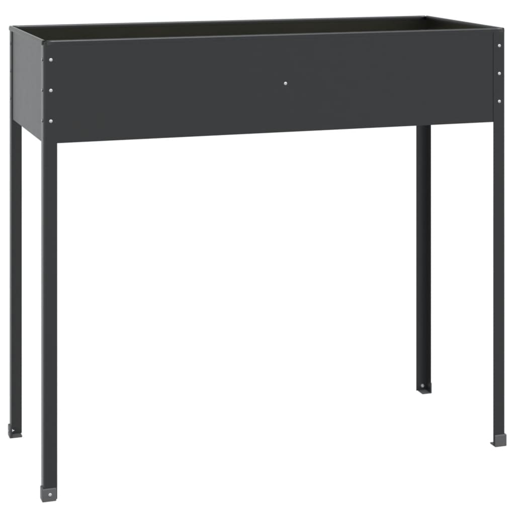 Ζαρντινιέρα Ανθρακί 100,5 x 40,5 x 90 εκ. Γαλβανισμένος Χάλυβας - PAKOBAZAAR