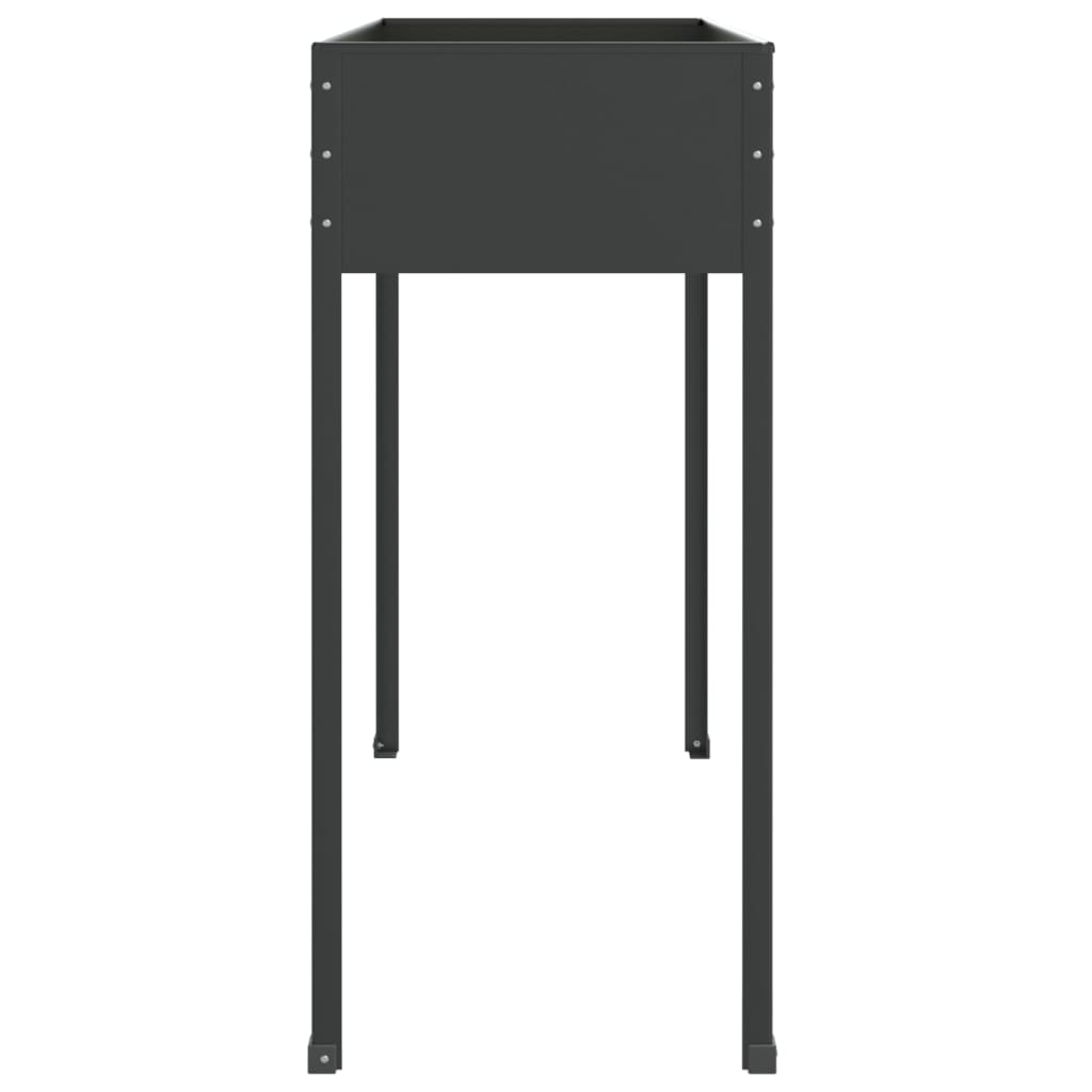 Ζαρντινιέρα Ανθρακί 100,5 x 40,5 x 90 εκ. Γαλβανισμένος Χάλυβας - PAKOBAZAAR