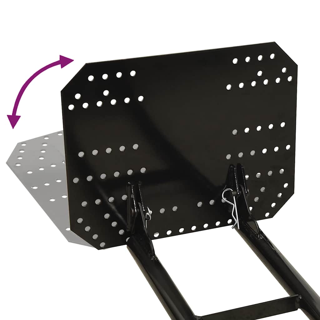 Εκχιονιστικό για ATV Μαύρο 150 x 38 εκ. - PAKOBAZAAR