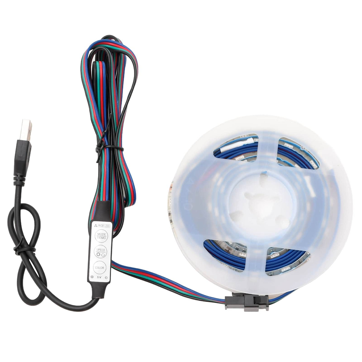 Λωρίδα LED με LED ταινίες φωτός Μαύρο 180 cm SMD5050 - Pakobazaar