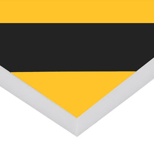 Προστατευτικά Τοίχου 6 τεμ. Κίτρινο&Μαύρο 50x10x2 εκ. Αφρός EVA - Pakobazaar