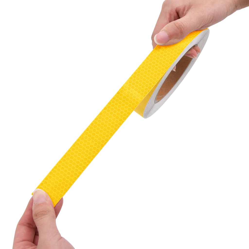 Ταινία Ανακλαστική Κίτρινη 2,5 εκ. x 20 μ. από PVC