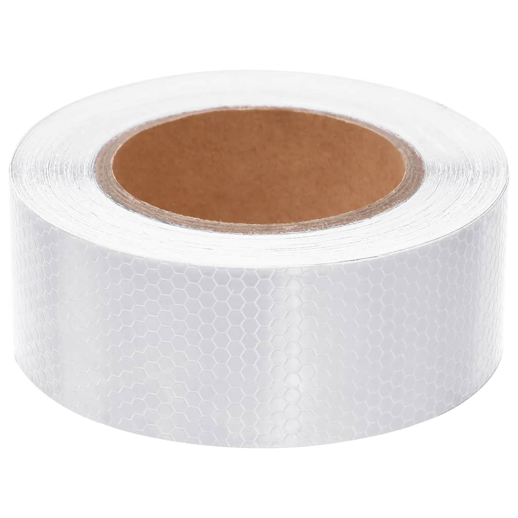 Ταινία Ανακλαστική Λευκή 5 εκ. x 20 μ. από PVC - PAKOBAZAAR