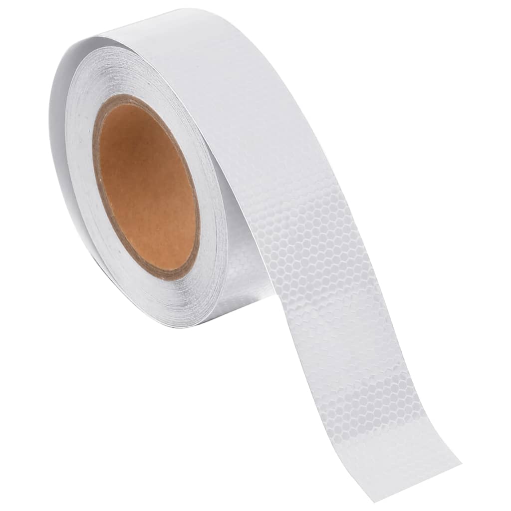 Ταινία Ανακλαστική Λευκή 5 εκ. x 20 μ. από PVC - PAKOBAZAAR