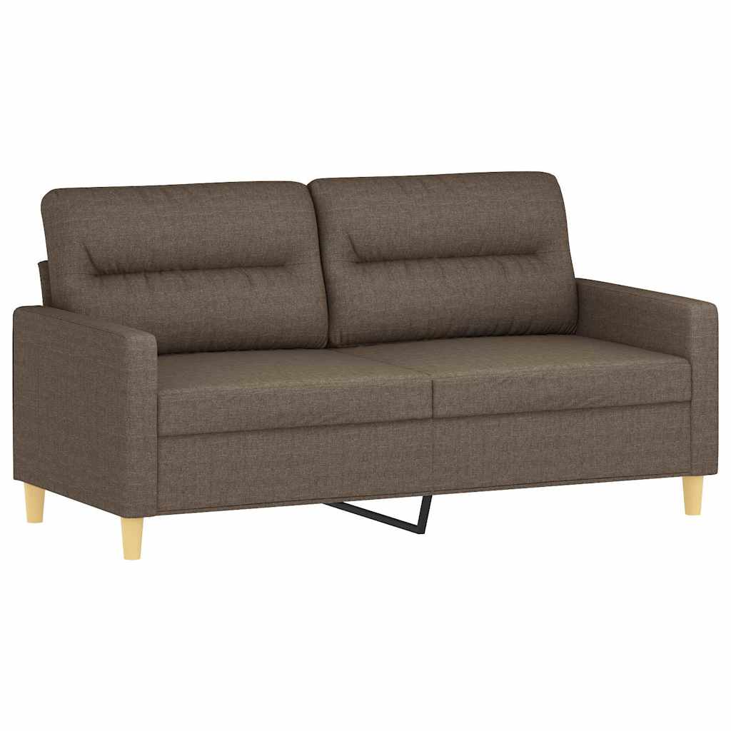 Καναπές Διθέσιος Taupe 140 εκ. Υφασμάτινος - Pakobazaar