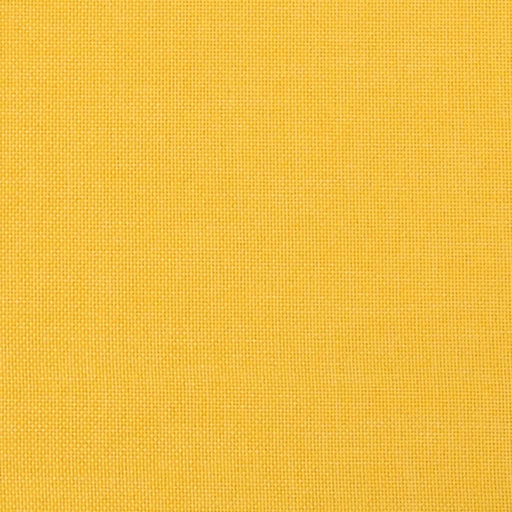 Πολυθρόνα Ανοιχτό Κίτρινη 60 εκ. Υφασμάτινη