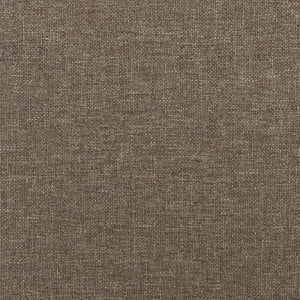 Καναπές Διθέσιος Taupe 140 εκ. Υφασμάτινος