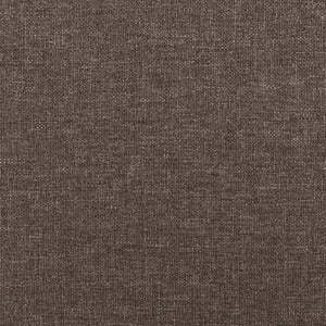Καναπές Διθέσιος Taupe 140 εκ. Υφασμάτινος