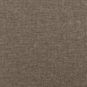 Καναπές Τριθέσιος Taupe 180 εκ. Υφασμάτινος