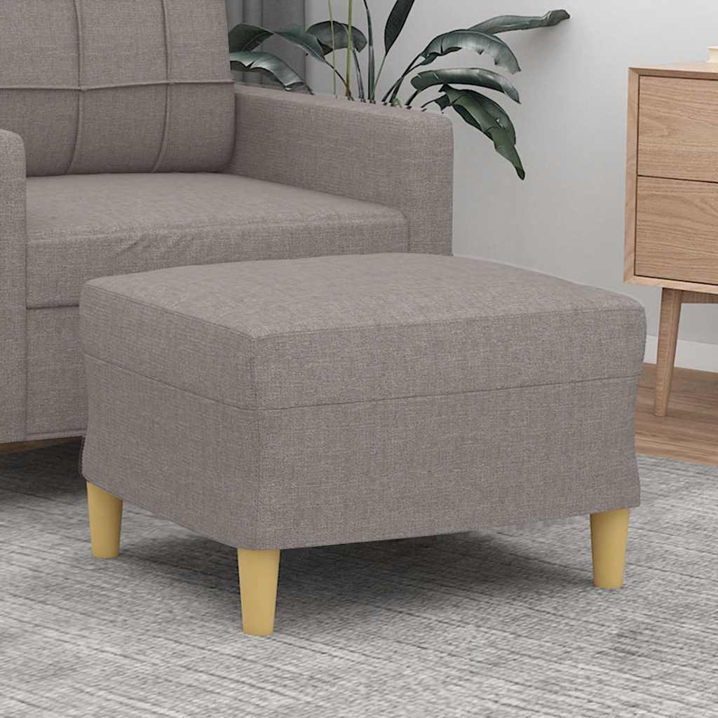 Υποπόδιο Taupe 60x50x41 εκ. Υφασμάτινο