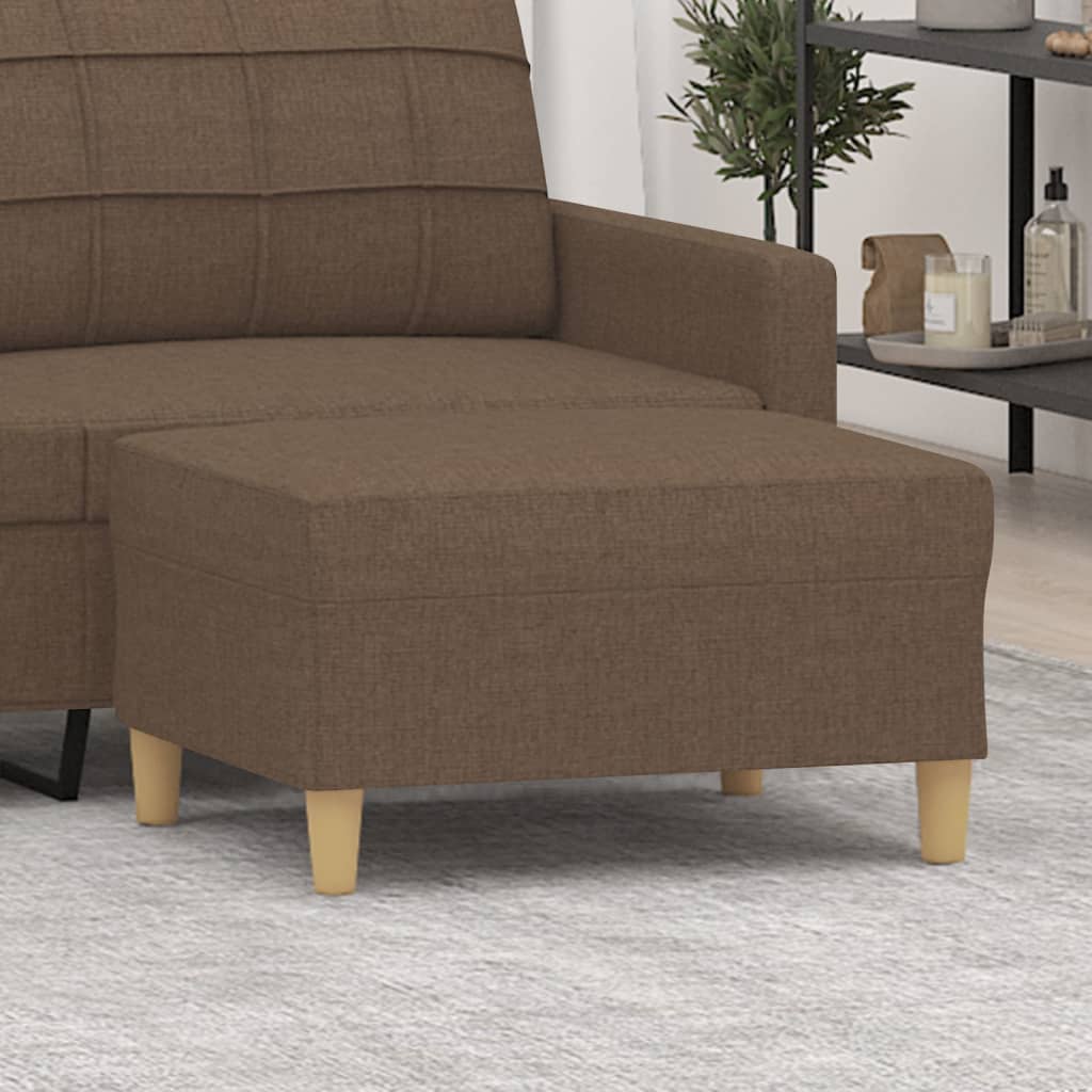 Υποπόδιο Καφέ 70 x 55 x 41 εκ. Υφασμάτινο - Pakobazaar