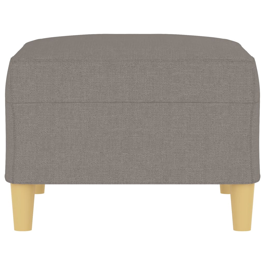 Υποπόδιο Taupe 70 x 55 x 41 εκ. Υφασμάτινο - Pakobazaar