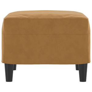 Υποπόδιο Καφέ 60x50x41 εκ. Βελούδινο - Pakobazaar