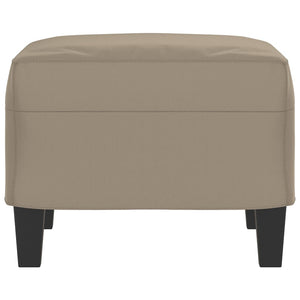 Υποπόδιο Taupe 60 x 50 x 41 εκ. από Ύφασμα Μικροϊνών