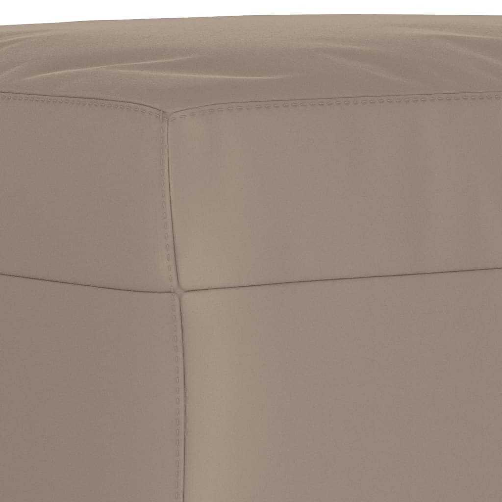 Υποπόδιο Taupe 60 x 50 x 41 εκ. από Ύφασμα Μικροϊνών