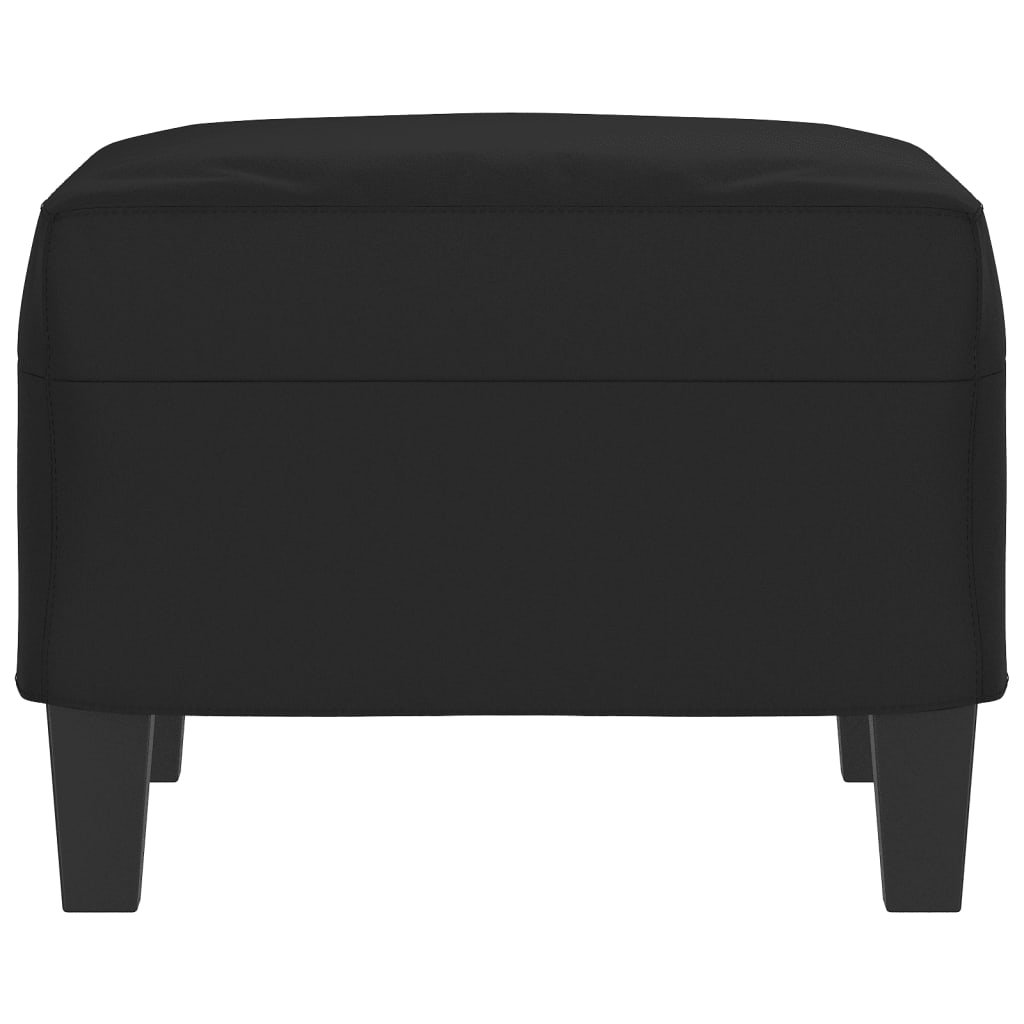 Υποπόδιο Μαύρο 60 x 50 x 41 εκ. από Ύφασμα Μικροϊνών