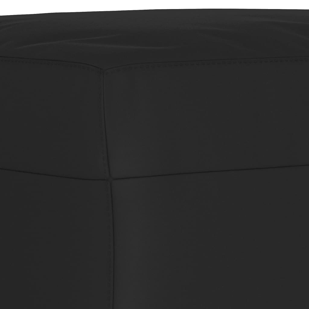 Υποπόδιο Μαύρο 70 x 55 x 41 εκ. από Ύφασμα Μικροϊνών