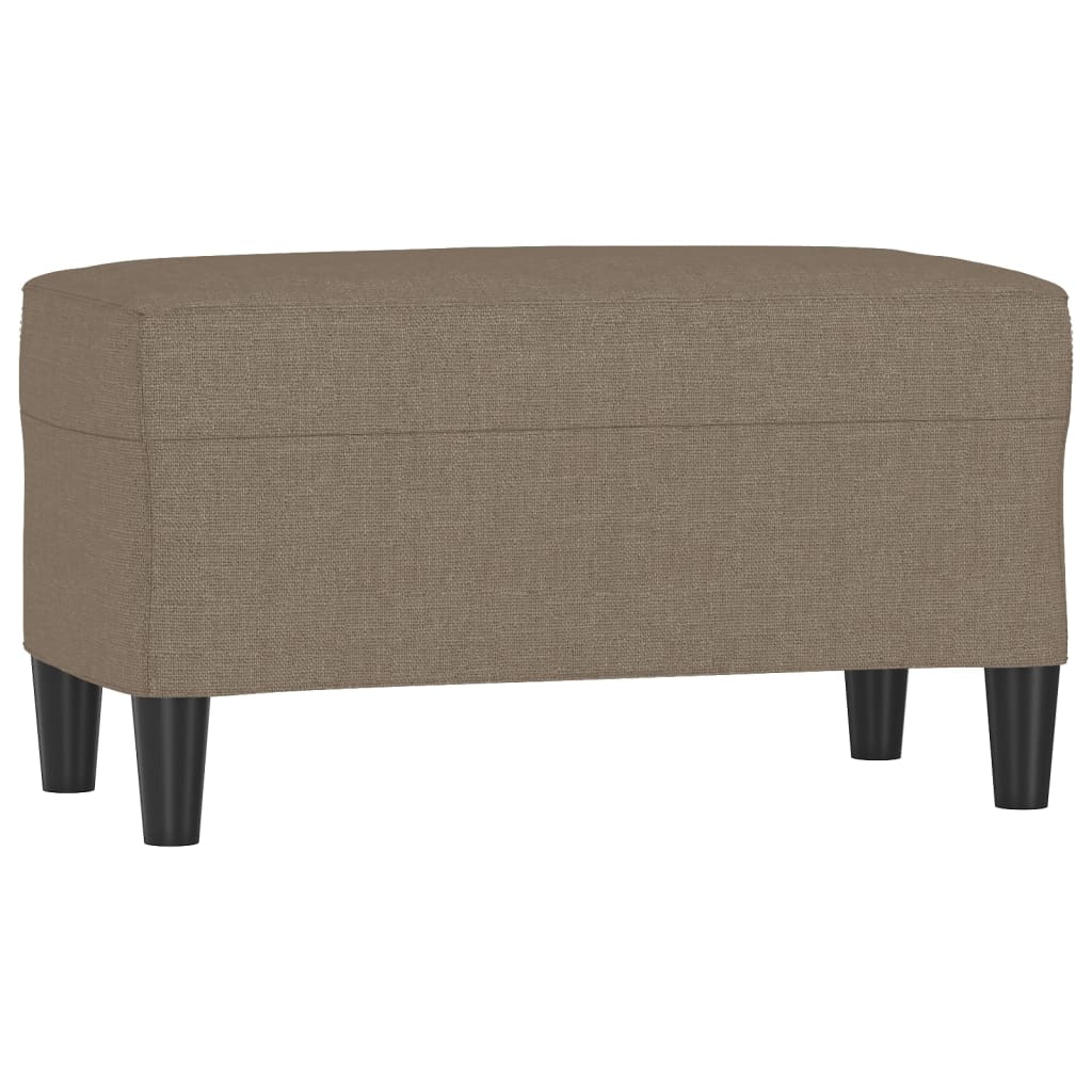 Πάγκος Taupe 70 x 35 x 41 εκ. Υφασμάτινος - Pakobazaar