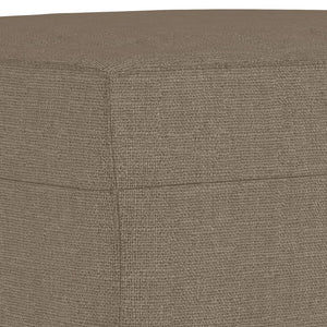 Πάγκος Taupe 70 x 35 x 41 εκ. Υφασμάτινος - Pakobazaar