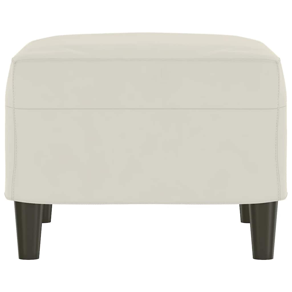 Πάγκος Κρεμ 70 x 35 x 41 εκ. Βελούδινος - Pakobazaar