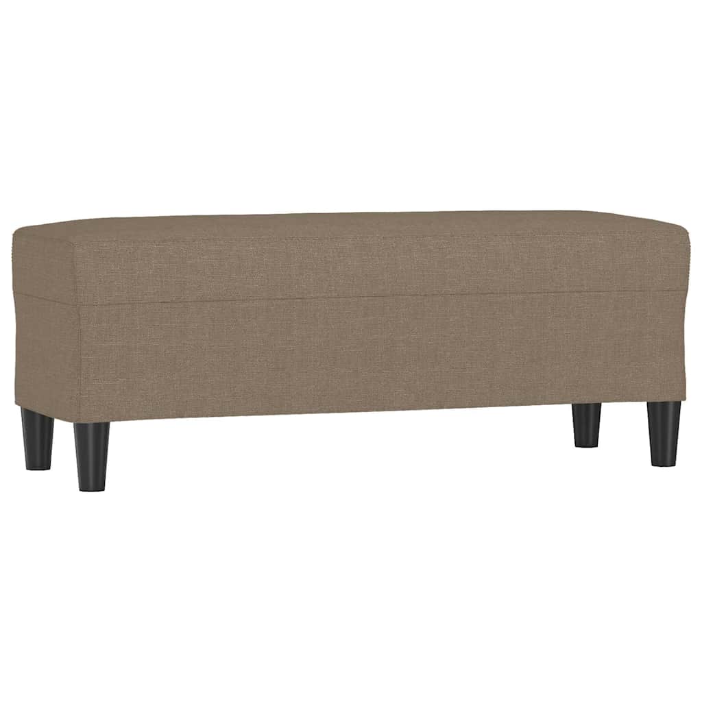 Πάγκος Taupe 100x35x41 εκ. Υφασμάτινος