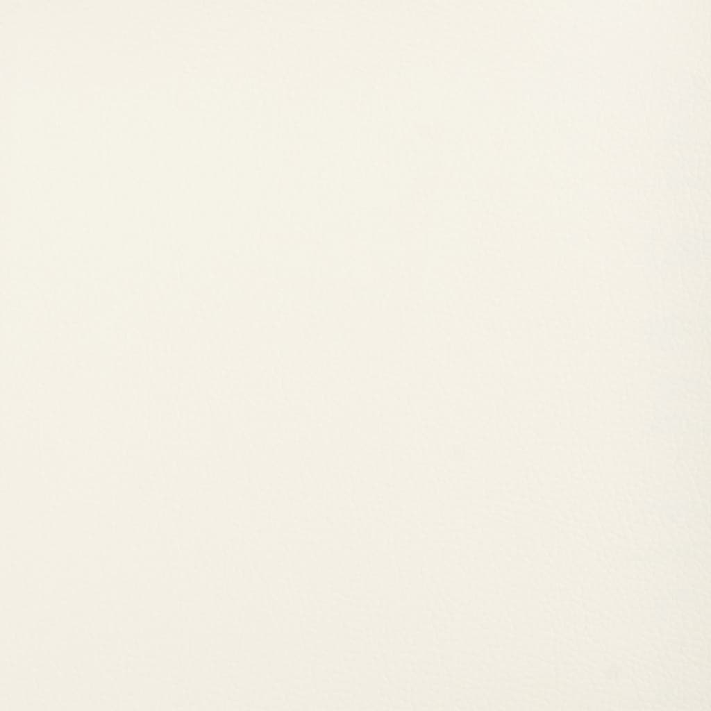 Πάγκος Κρεμ 70x35x41 εκ. από Συνθετικό Δέρμα