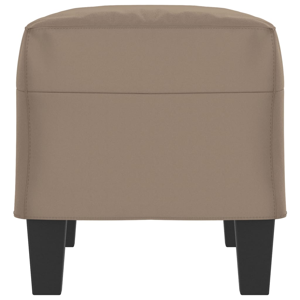 Πάγκος Taupe 70 x 35 x 41 εκ. από Ύφασμα Μικροϊνών