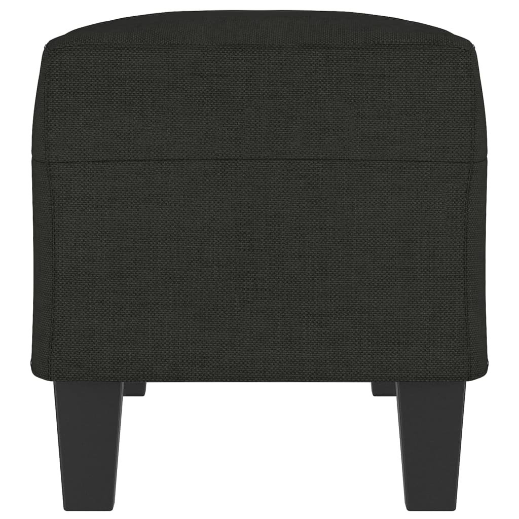 Πάγκος Μαύρος 100x35x41 εκ. Υφασμάτινος