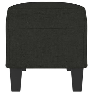 Πάγκος Μαύρος 100x35x41 εκ. Υφασμάτινος