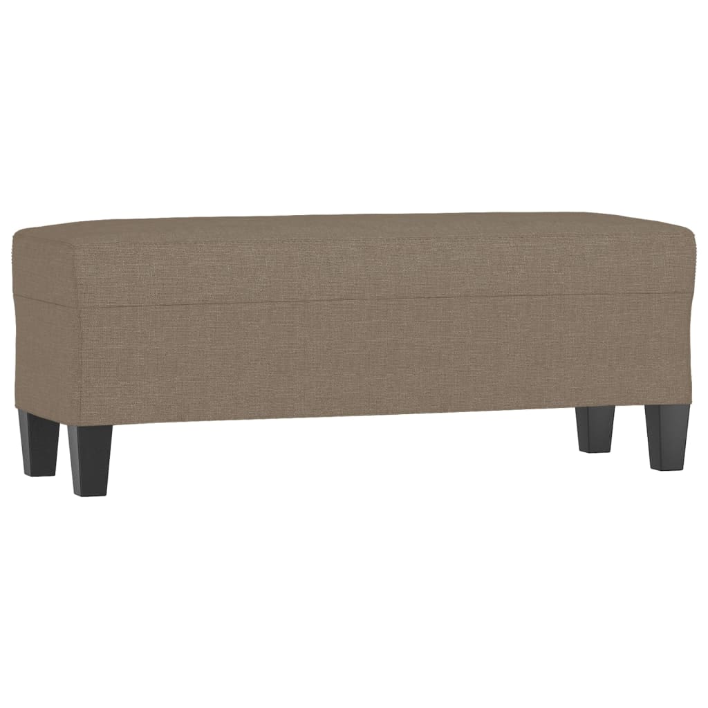 Πάγκος Taupe 100x35x41 εκ. Υφασμάτινος