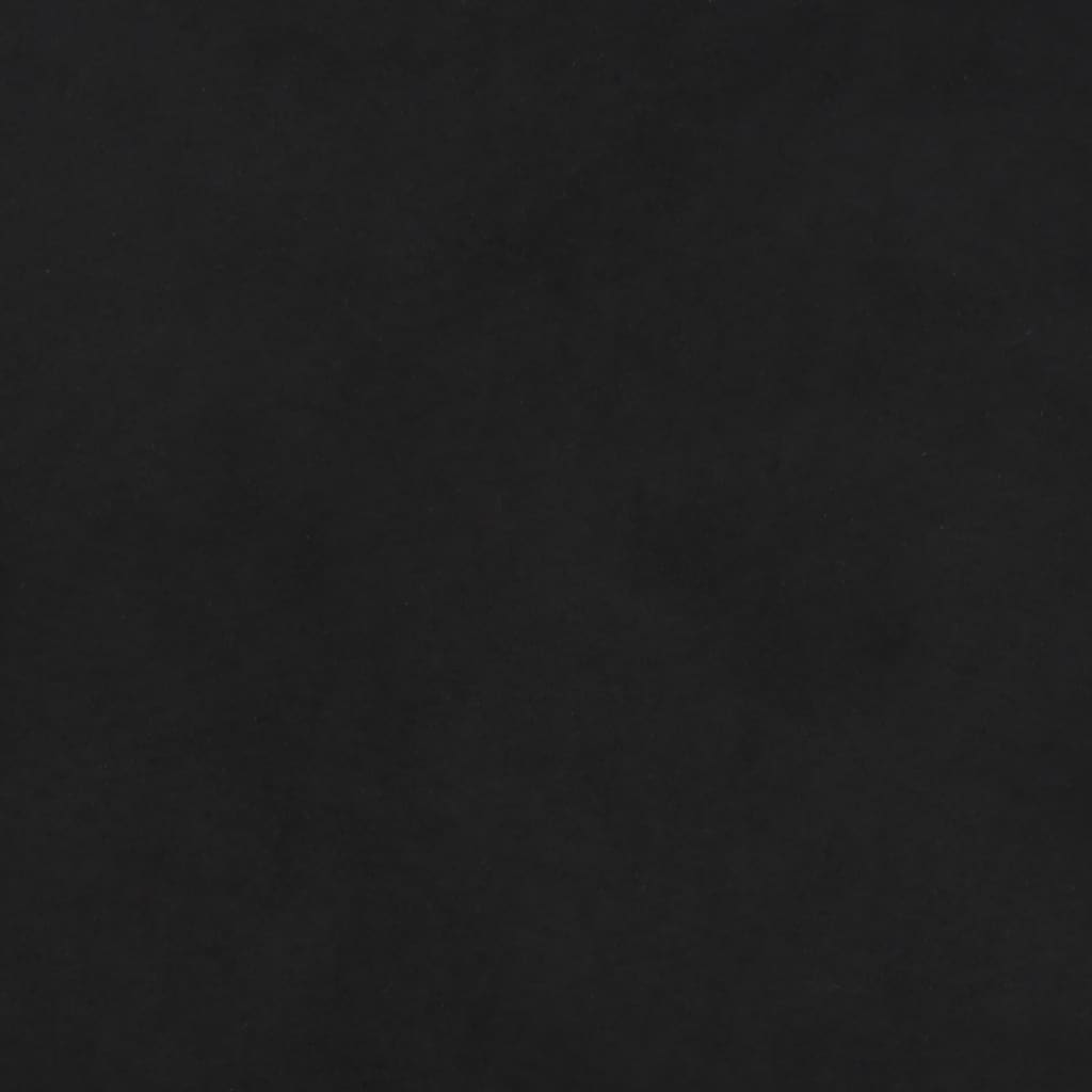 Πάγκος Μαύρος 100x35x41 εκ. από Ύφασμα Μικροϊνών