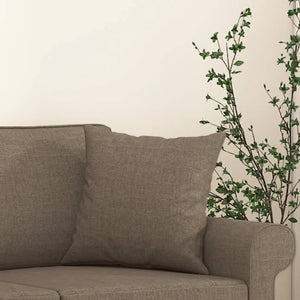 Μαξιλάρια Διακοσμητικά 2 τεμ. Taupe 40 x 40 εκ. Υφασμάτινα - Pakobazaar