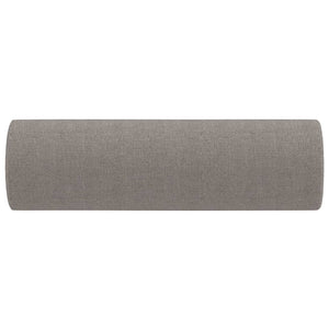 Μαξιλάρια Διακοσμητικά 2 τεμ. Taupe Ø15 x 50 εκ. Υφασμάτινα - Pakobazaar